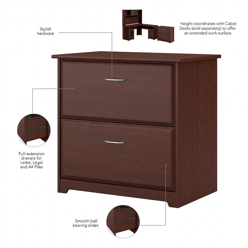 2 Drawer Lateral File Cabinet