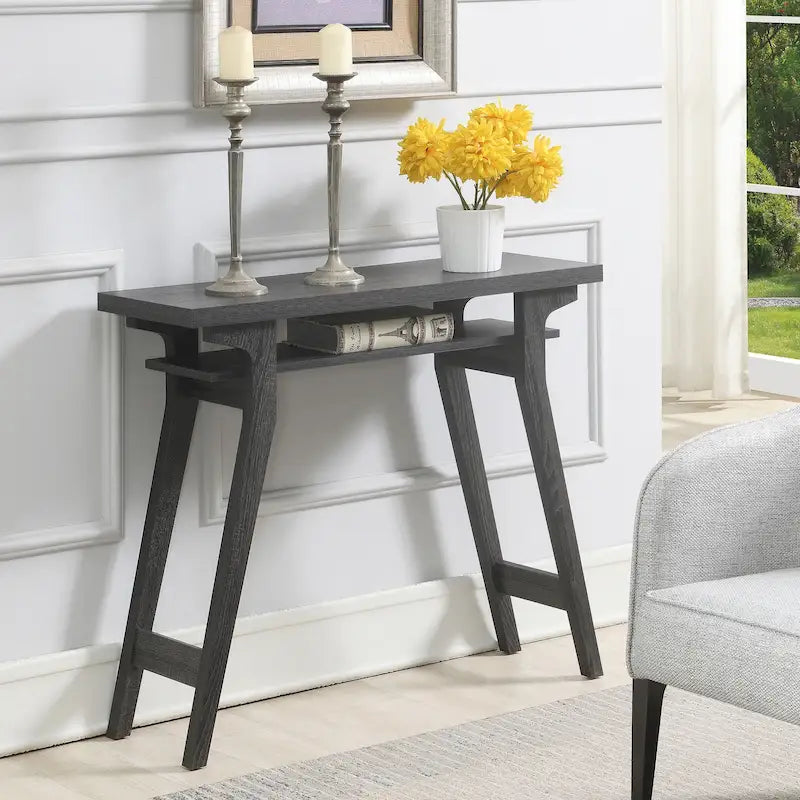 Console Table with Shelf