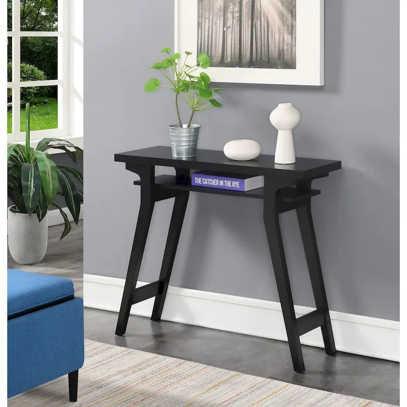 Console Table with Shelf