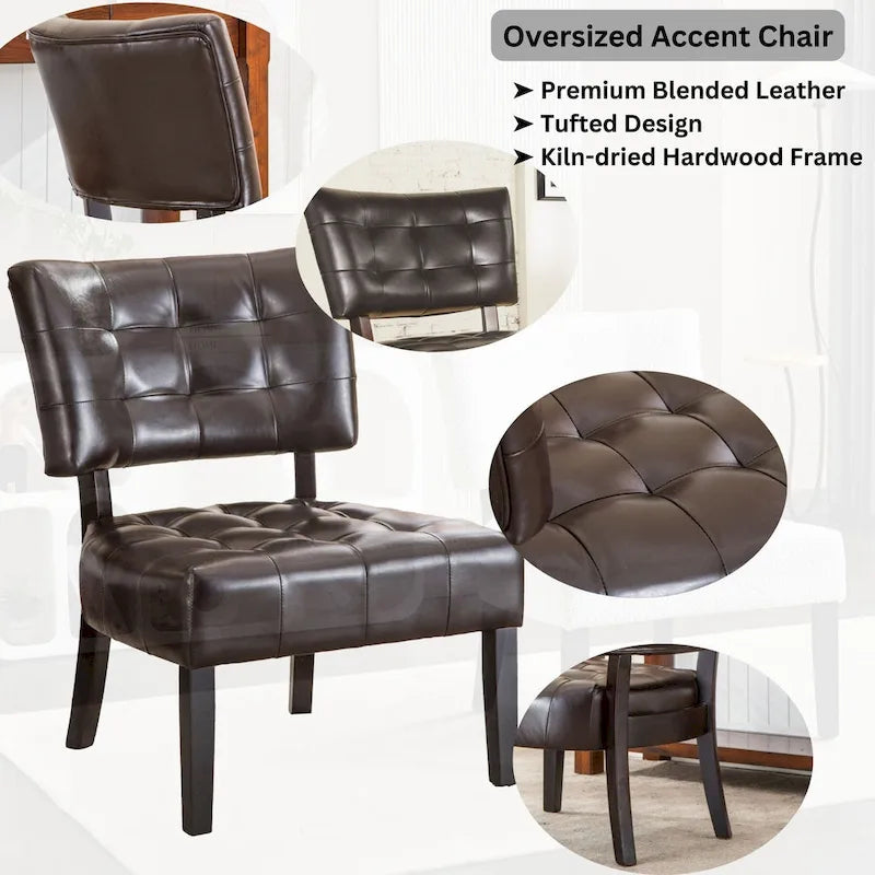Tufted Slipper Oversize Chair