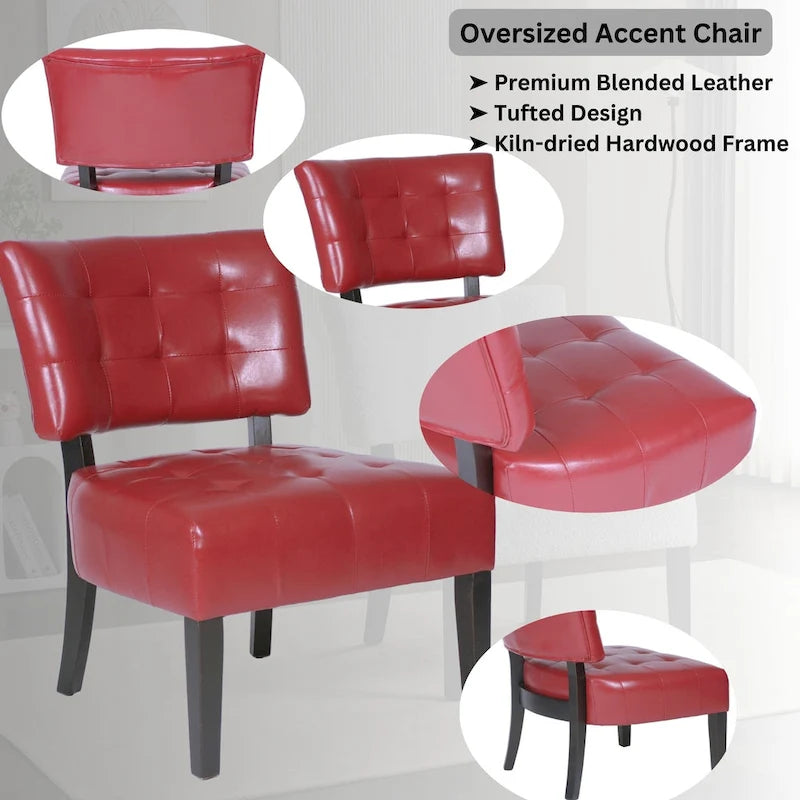 Tufted Slipper Oversize Chair