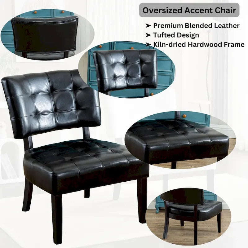 Tufted Slipper Oversize Chair